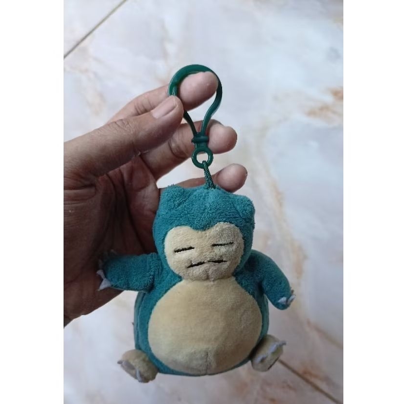Gantungan Kunci Pokemon Snorlax Key Chain Ganci Pokemon Snorlax