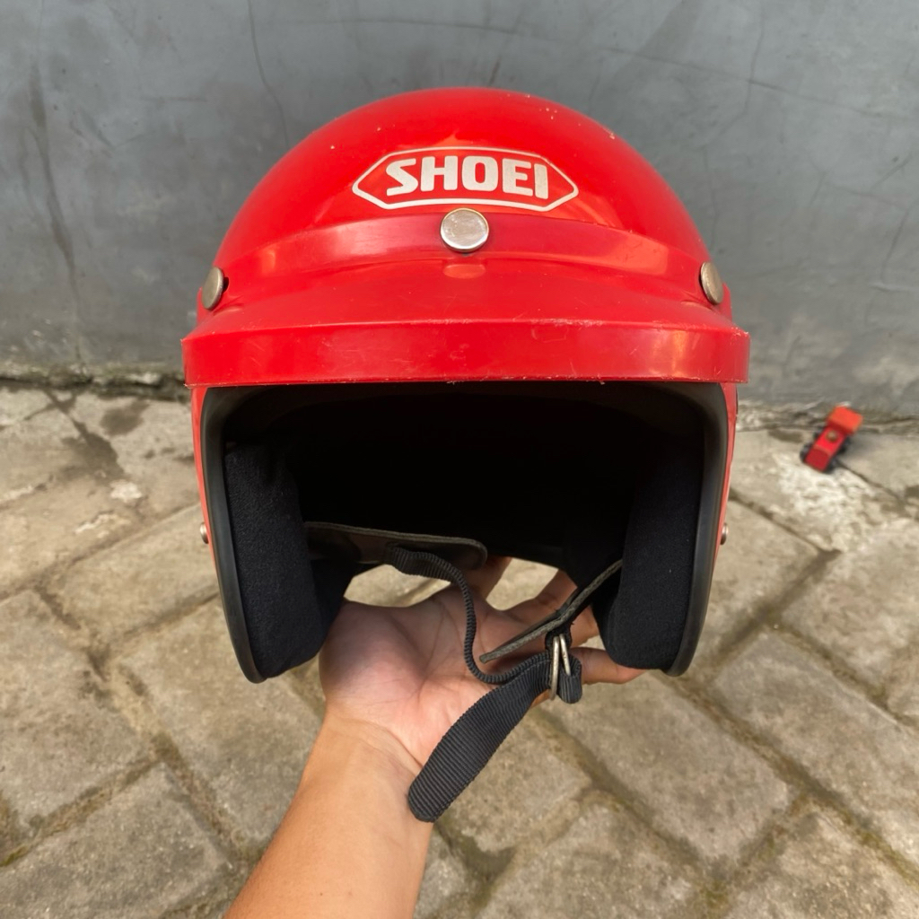 helm shoei sr x7 original merah helm shoei sr x7 vintage