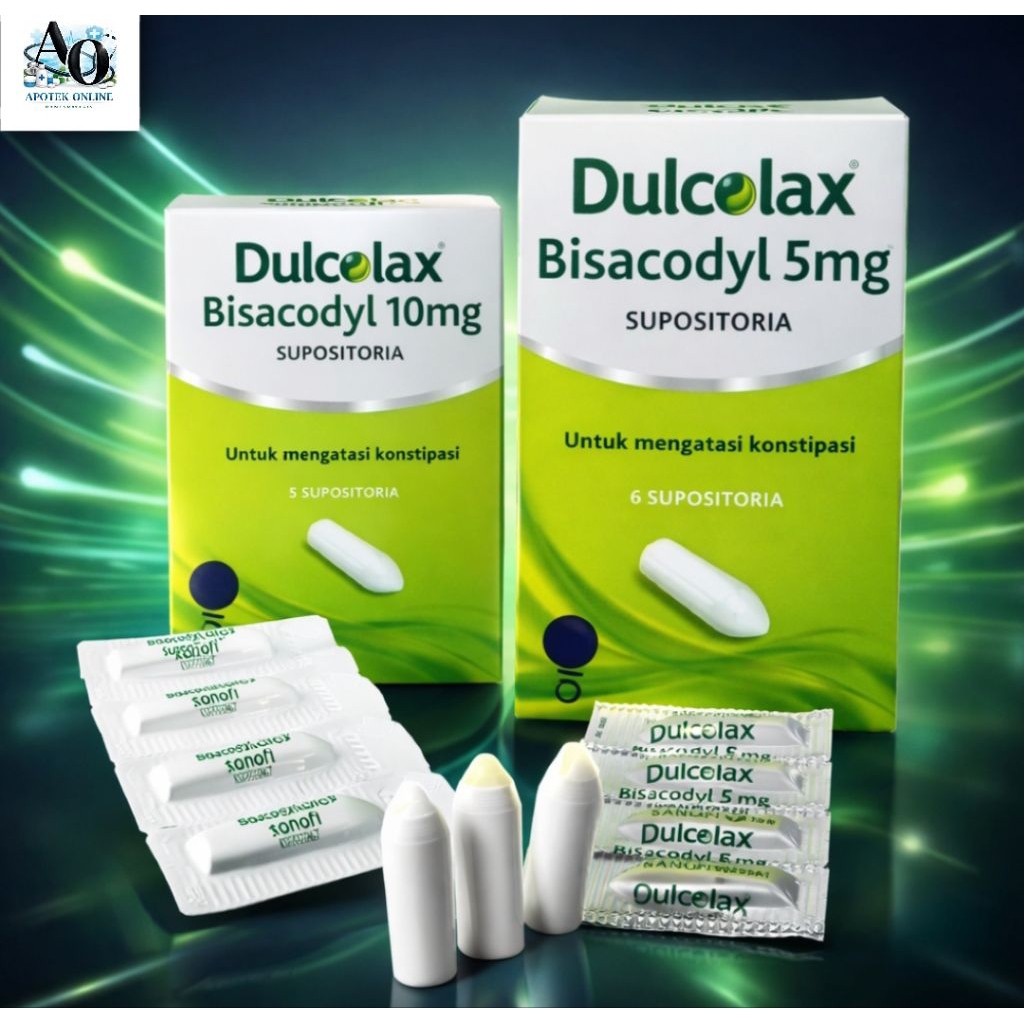 Dulcolax Supositoria Dewasa & AnakDulcolax Pediatric 5 mg 6 Suppositoria