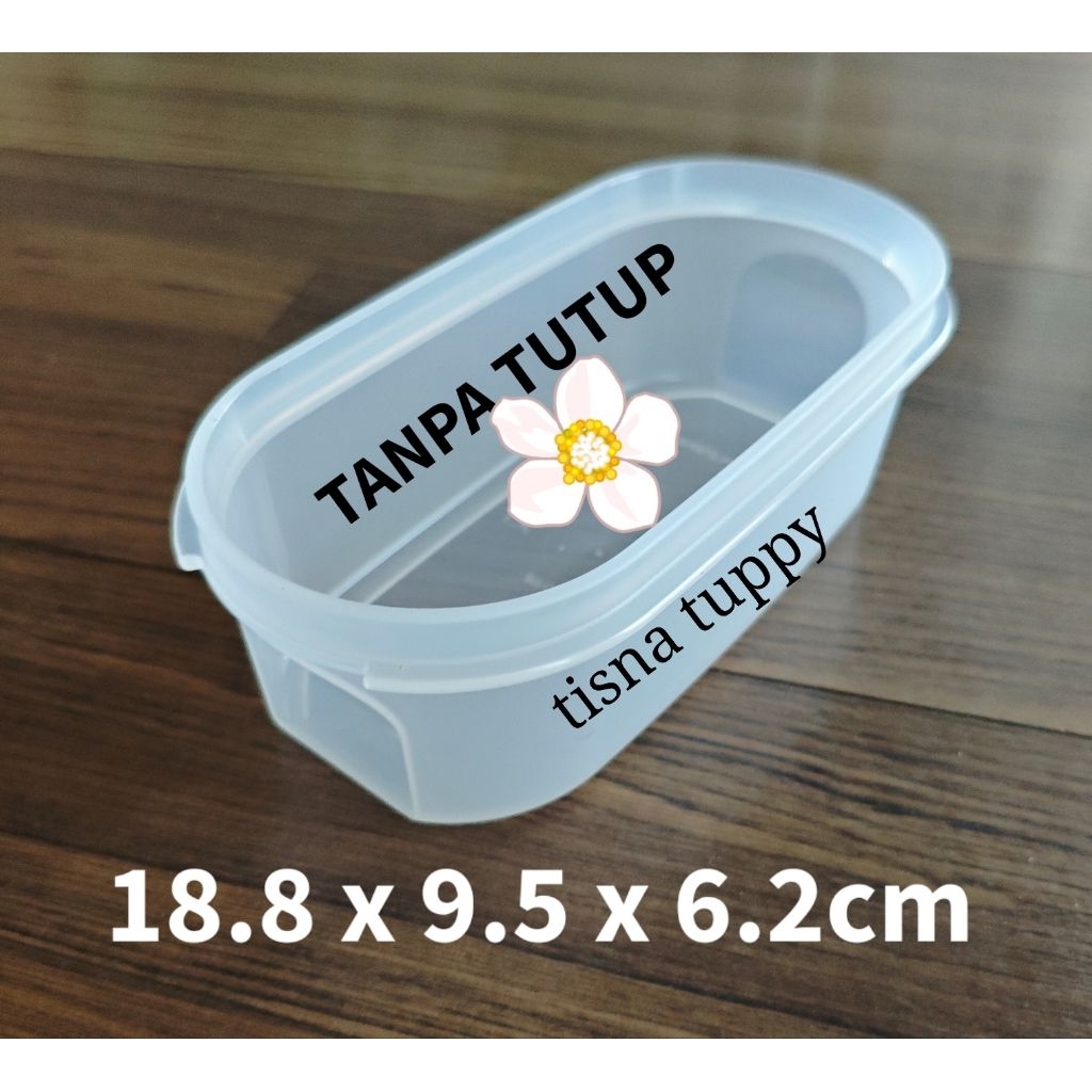 MM Oval #1 ukuran 500ml TANPA TUTUP (MM OVAL TUPPERWARE)