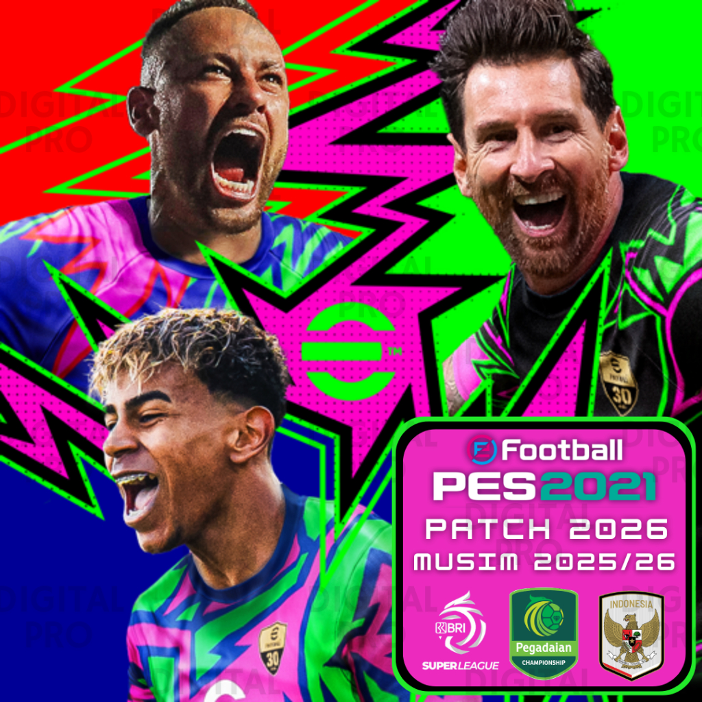 PES 2021 EFOOTBALL PATCH 2026 MUSIM 2025/26 LIGA 1 LIGA 2 TIMNAS PC GAME