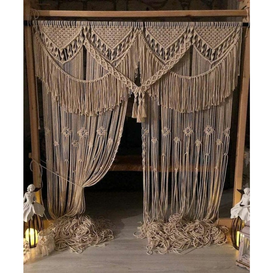 Tirai Macrame Backdrop Macrame