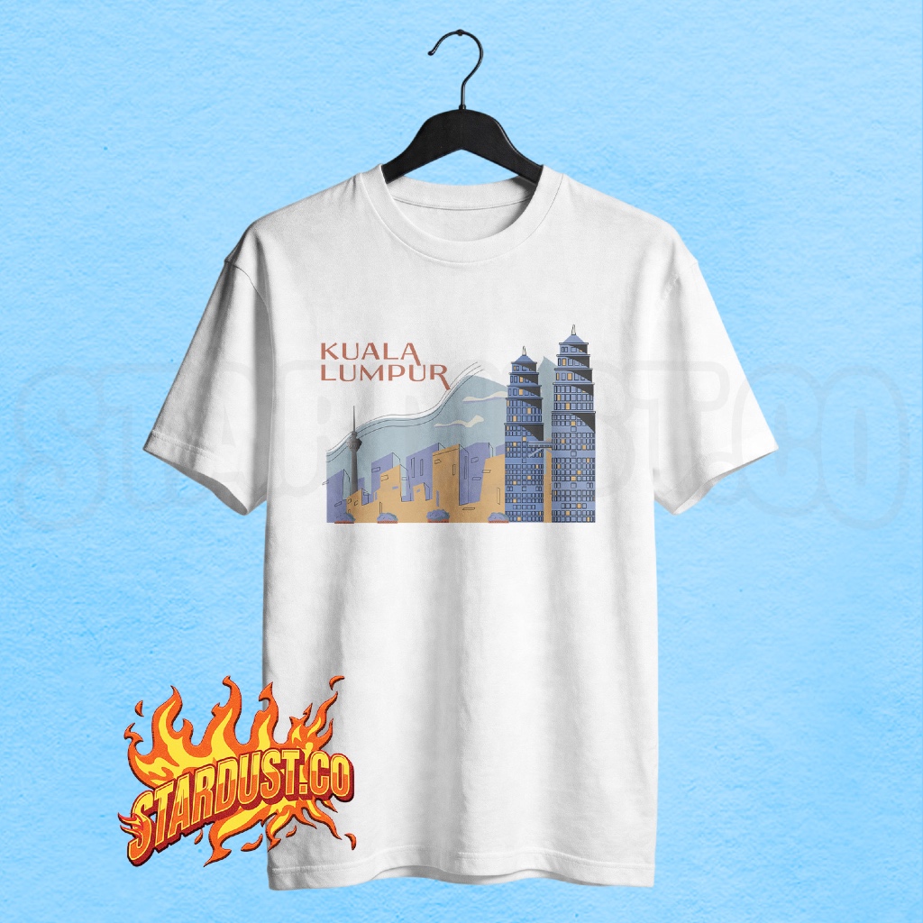 Baju Kaos Oleh Oleh Kuala Lumpur Malaysia Premium / Atasan Baju Malaysia Kuala Lumpur terbaru