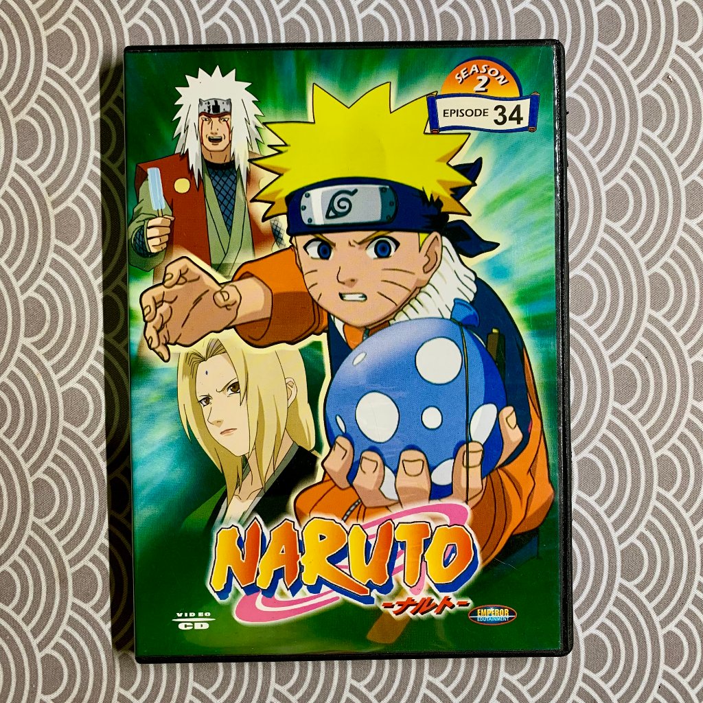 VCD Naruto Season 2 Episode 34 Original Dubbing Bahasa Indonesia | DVD VCD CD Kaset