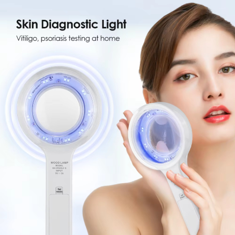 KS Woods Lamp Skin Analyzer For Skin UV Magnifying For Beauty Facial Testing Wood Lamp Light Skin An