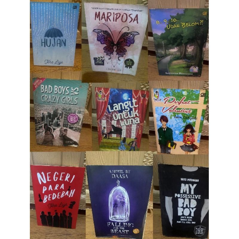Preloved novel wattpad WP teenlit