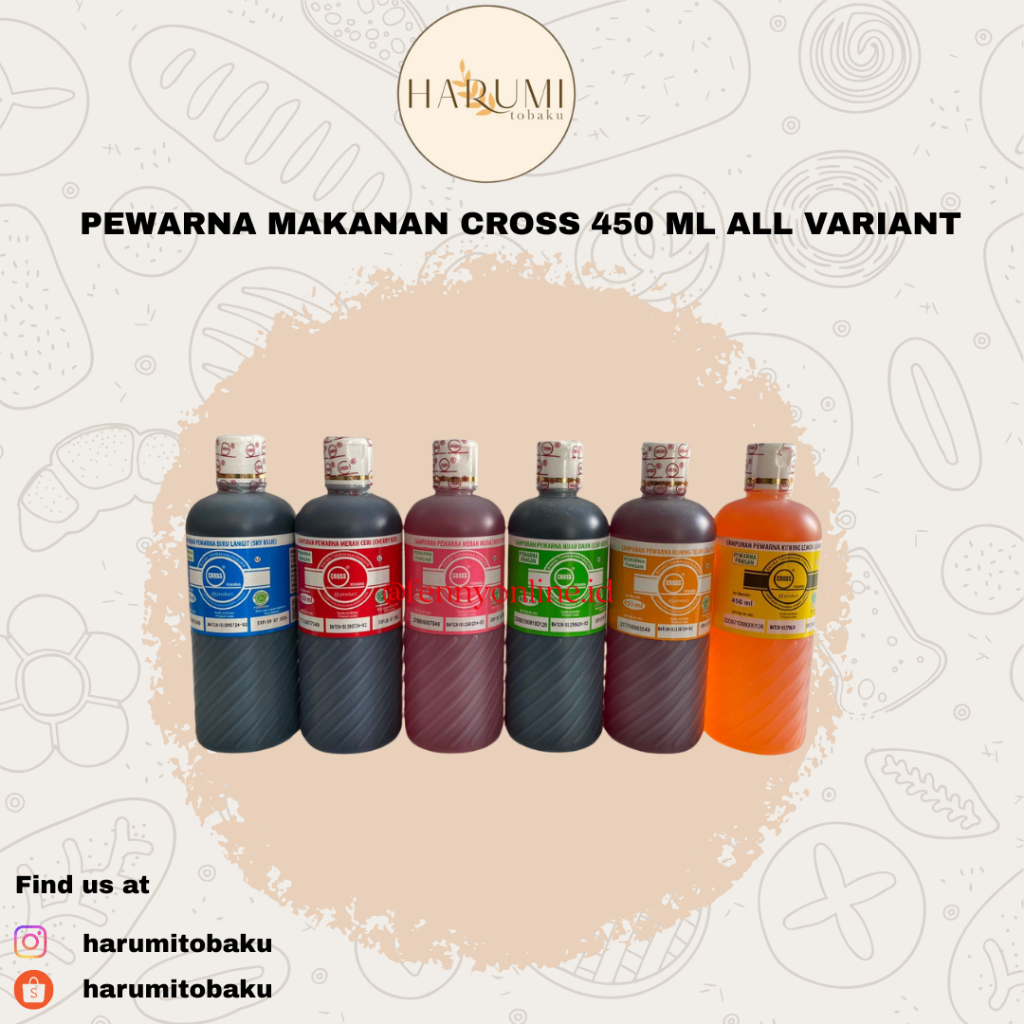 Pewarna Makanan Cross - 450 ml