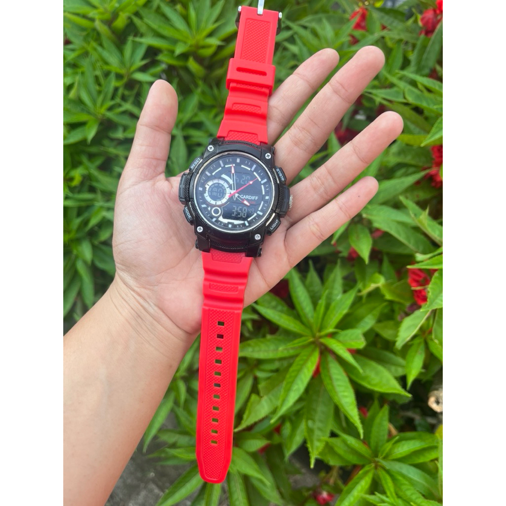 jam tangan cardiff dual time