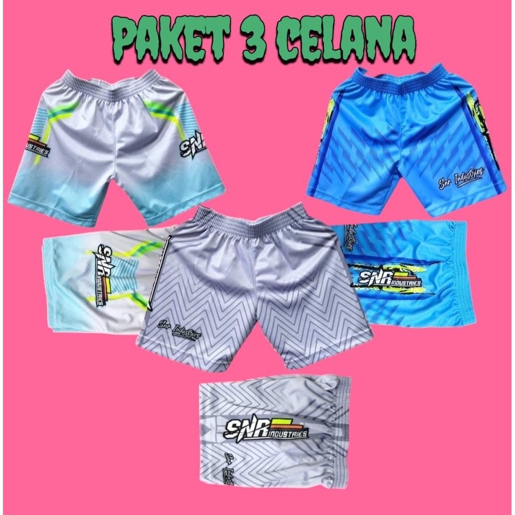 paket hemat celana SNR industries voli PAKET CELANA SNR INDUSTRIES VOLI FULL PRINTING VOLI PAKET HEM