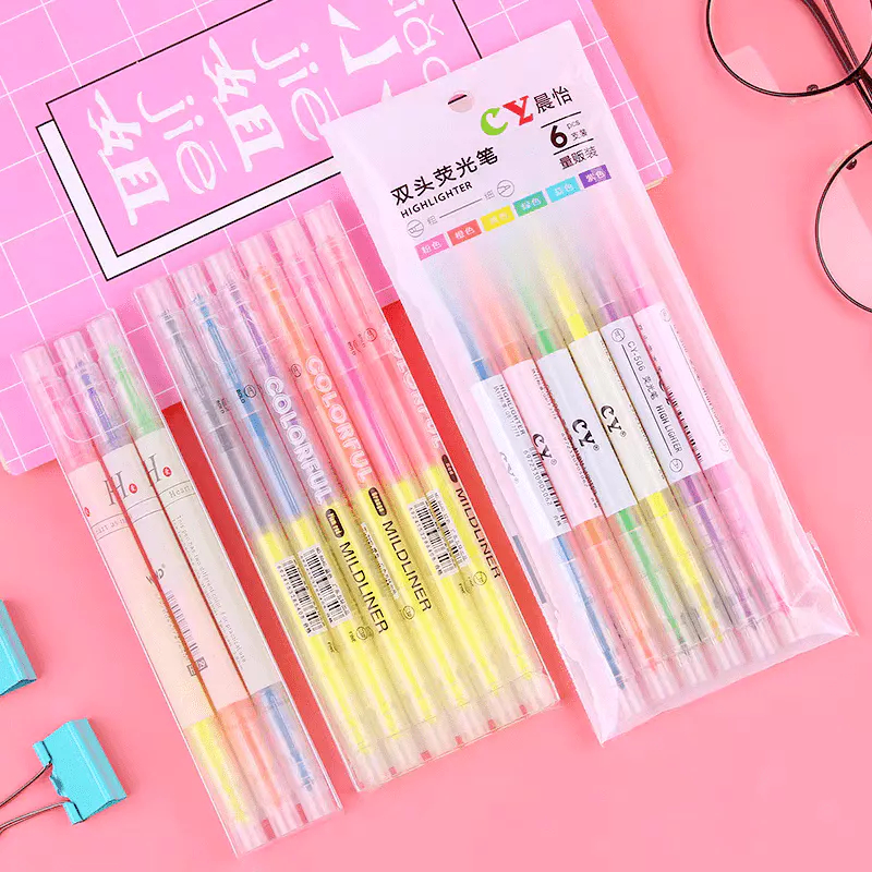 1 Set Stabilo Warna Warni / Stabilo Warna / Highlighter Warna Warni / 1 Set Stabilo Highlighter Warn