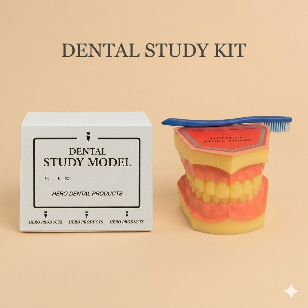 DENTAL STUDY MODEL HIGH QUALITY  - Edukasi Dokter Gig / iPatung Gigi / Alat Peraga Edukasi Dokter Ke