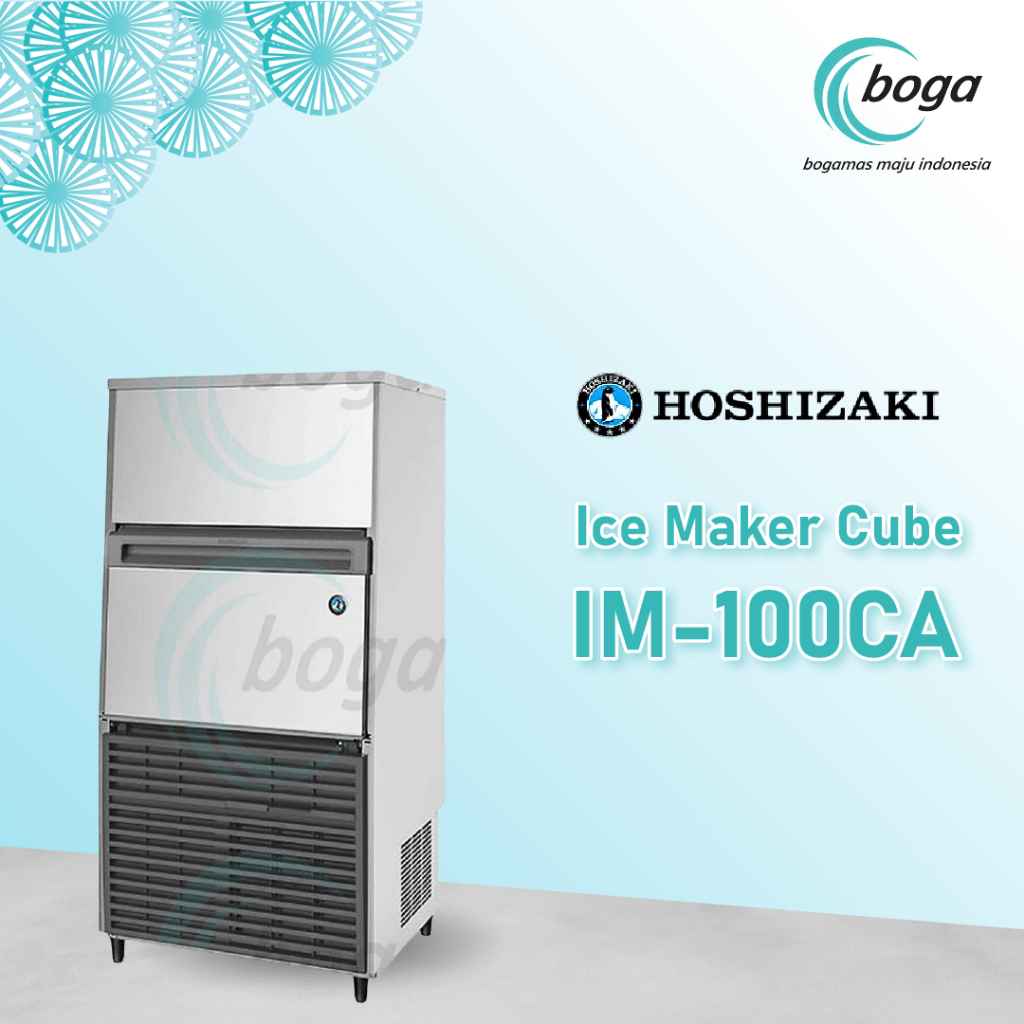 Hoshizaki IM-100A Mesin Pembuat Es Batu Cube 110kg/hari - 52kg Penyimpanan