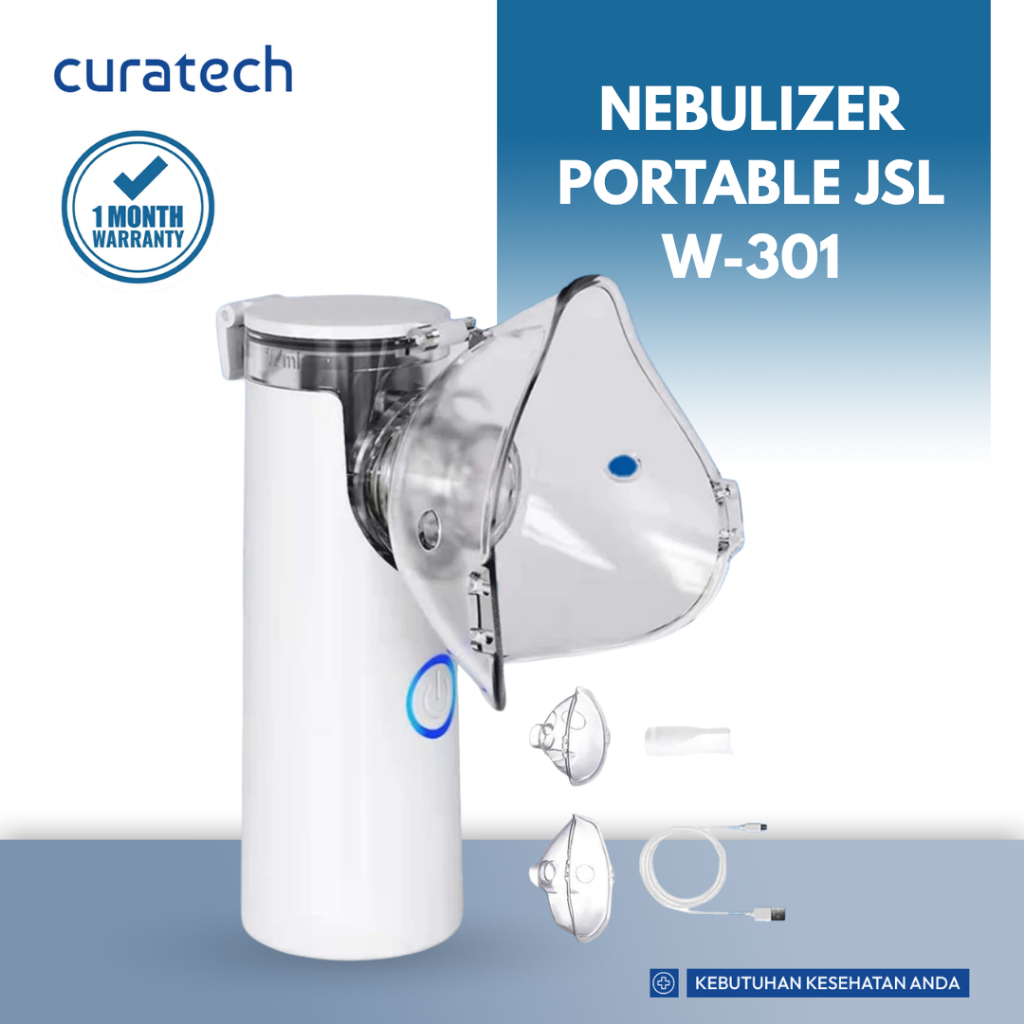 Nebulizer Portable Mengobati Batuk Asma Alat terapi pernapasan untuk anak dan dewasa / Nebulizer Por