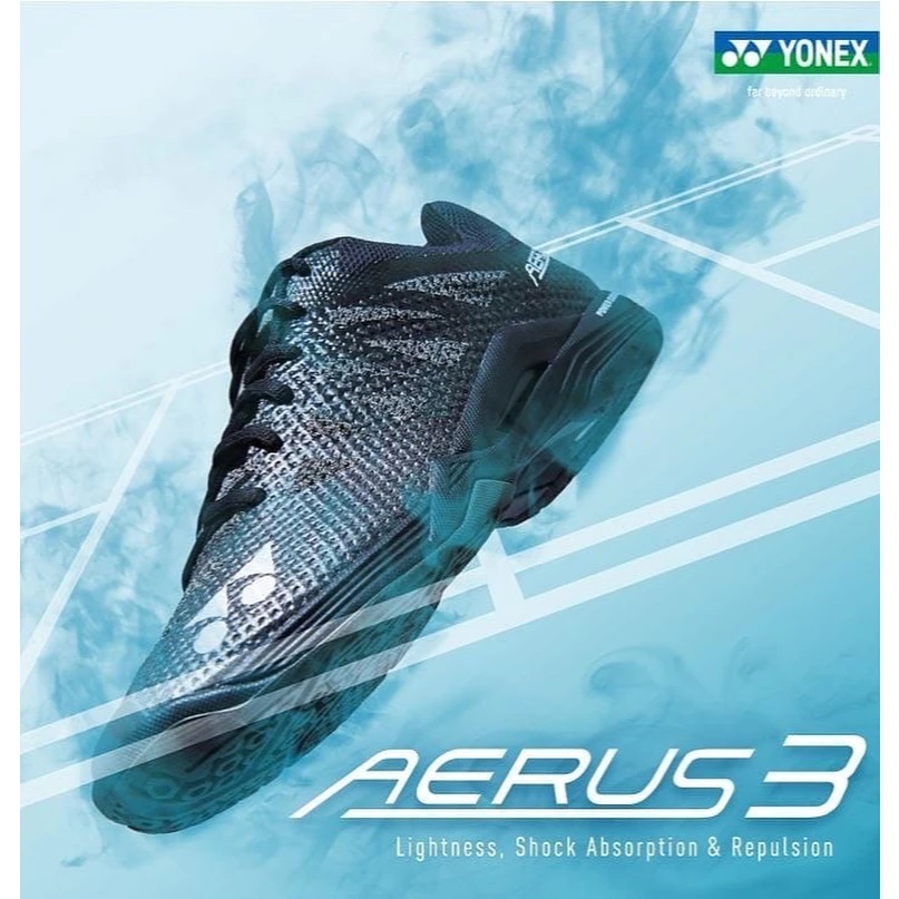 SEPATU OLAHRAGA BADMINTON YONEX AERUS 3 POWER CUSHION