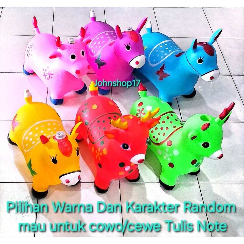 Mainan Anak Kuda Karet. Mainan Kuda Karet. Rusa. dan Sapi