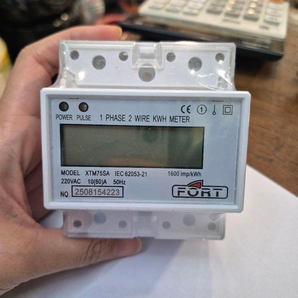 Kwh Digital Fort KWH Meter Digital LCD XTM75SA
