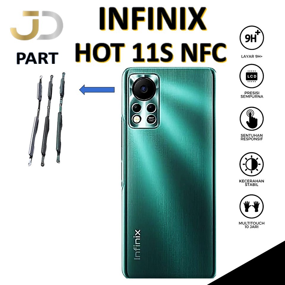 TOMBOL LUAR ON / OFF / VOLUME INFINIX HOT 11S NFC ORIGINAL 100%