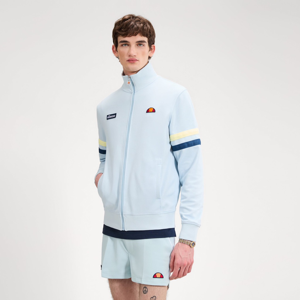 Ellesse Roma Tracktop Jacket In Light Blue