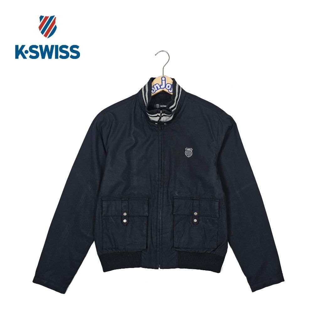 casual kasual outdoor motor biker jacket K swiss pria wanita second preloved remaja