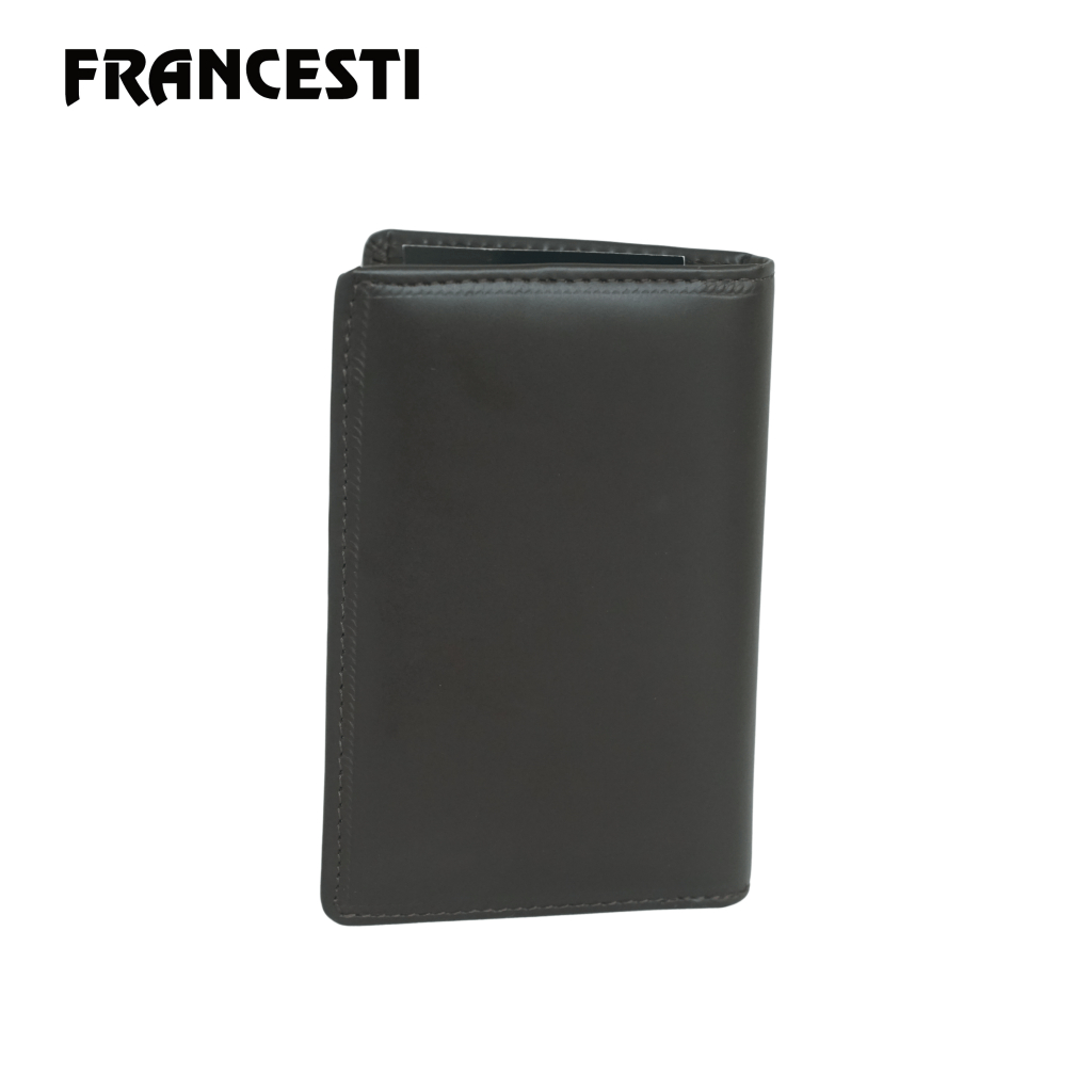 Dompet Kartu Francesti Kulit Sapi T 12cm Lebar 8cm Bahan Kuat Lembut,Elegan