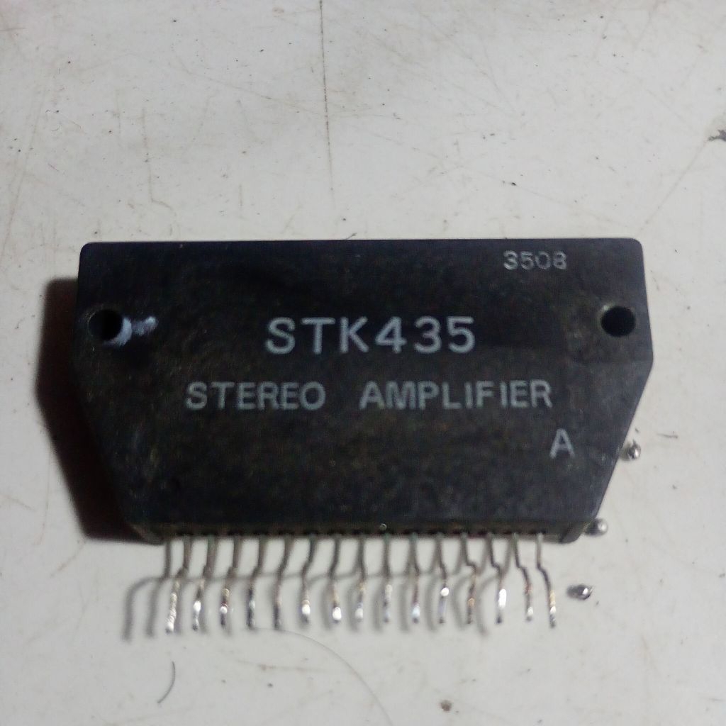 IC STK 435 STEREO AMPLIFIER ORI CABUTAN AMAN NORMAL SUDAH DI TES SEBELUM DI CABUT DR PCB NYA