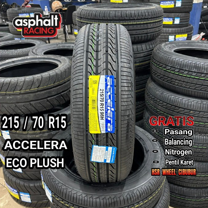 Ban Mobil Tubles Ukuran 215 70 R15 Merek Accelera EcoPlush Ban Murah R15 215/70