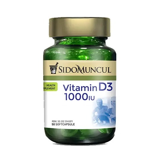 Sidomuncul Vitamin D3 1000 IU