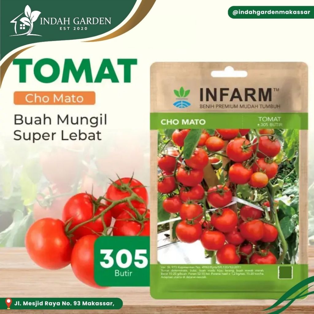 INFARM - Benih Tomat Cho Mato Unggul, Benih Hibrida - Benih Buah Tomat Premium