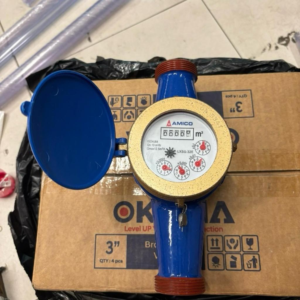 Meteran Air 1” inch Amico Drat Water Flow Meter