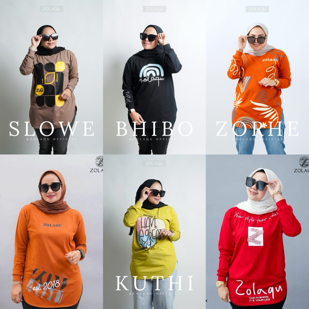KAOS ZOLAQU / BLOUSE ZOLAQU ORIGINAL