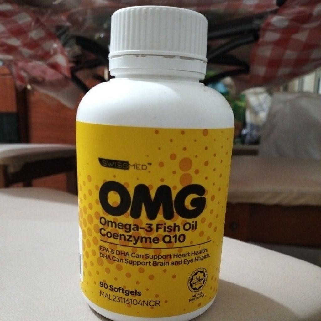 OMG Omega-3 Fish Oil Coenzyme Q10 90 softgel
