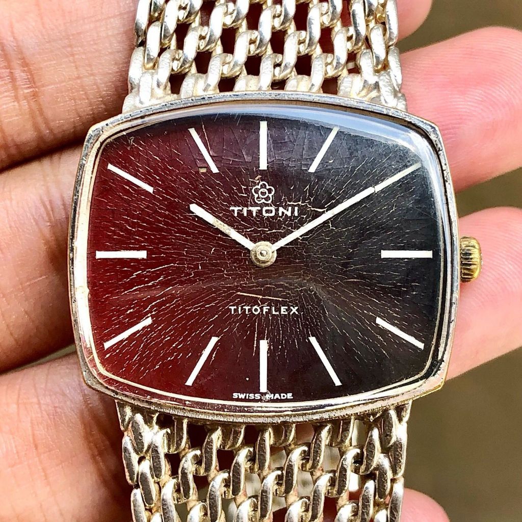 Vintage Titoni Titoflex Gradasi Dial Swiss Made