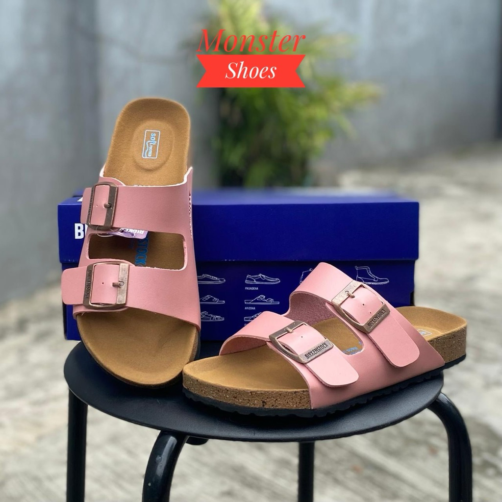 SANDAL WANITA BIRKENSTOCK ORIGINAL & DOBBLE STRAP