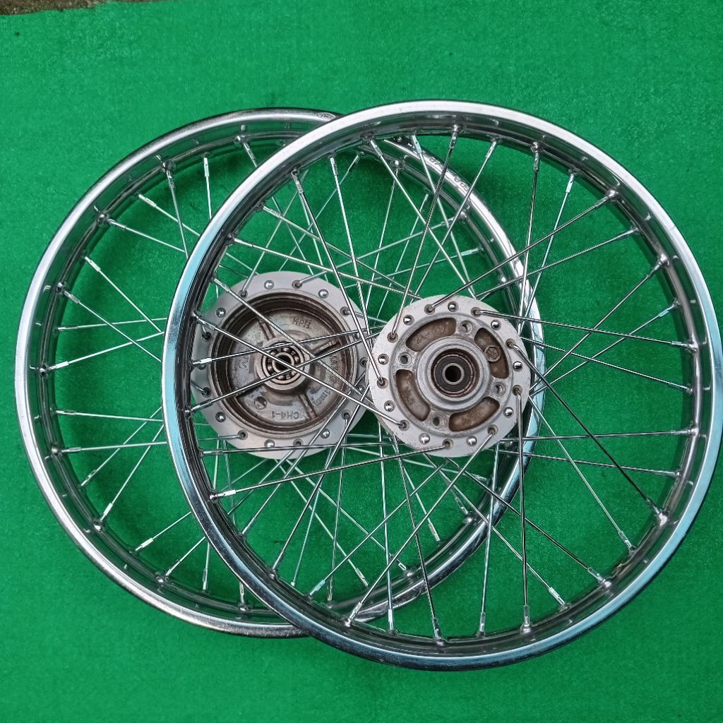 Velg jari jari supra 125 pnp kharisma supra fit new copotan (bekas)sepasang depan belakang