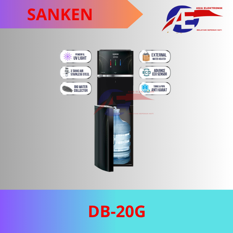 Dispenser Sanken DB-20G |  Dispenser Galon Bawah | Infinite Series