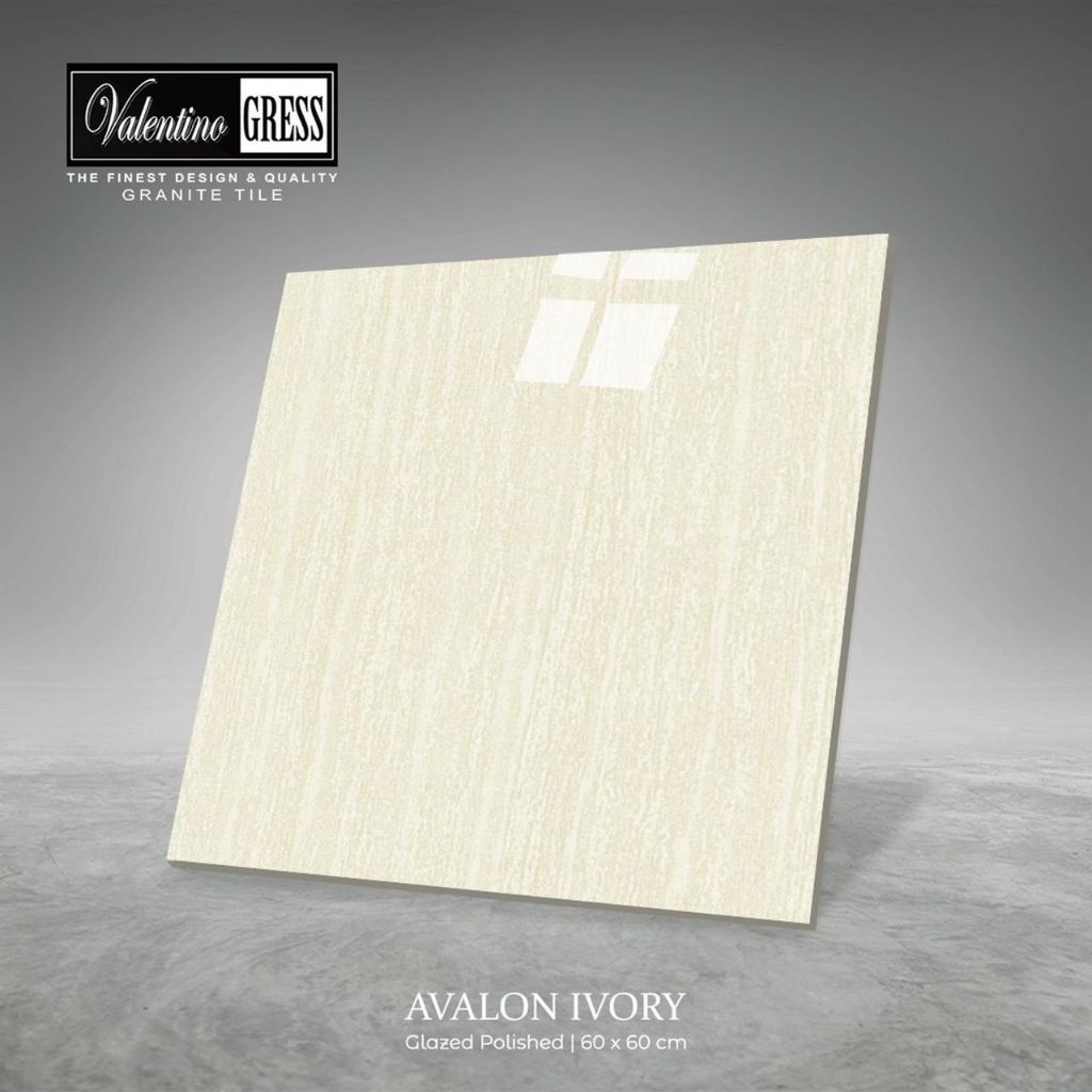 Granite Lantai 60X60 Avalon Ivory | Valentino Gress | Glossy