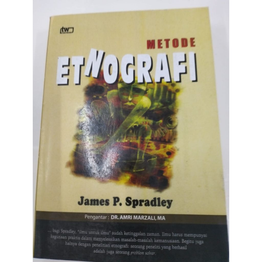 Buku metode etnografi - James P. spradley