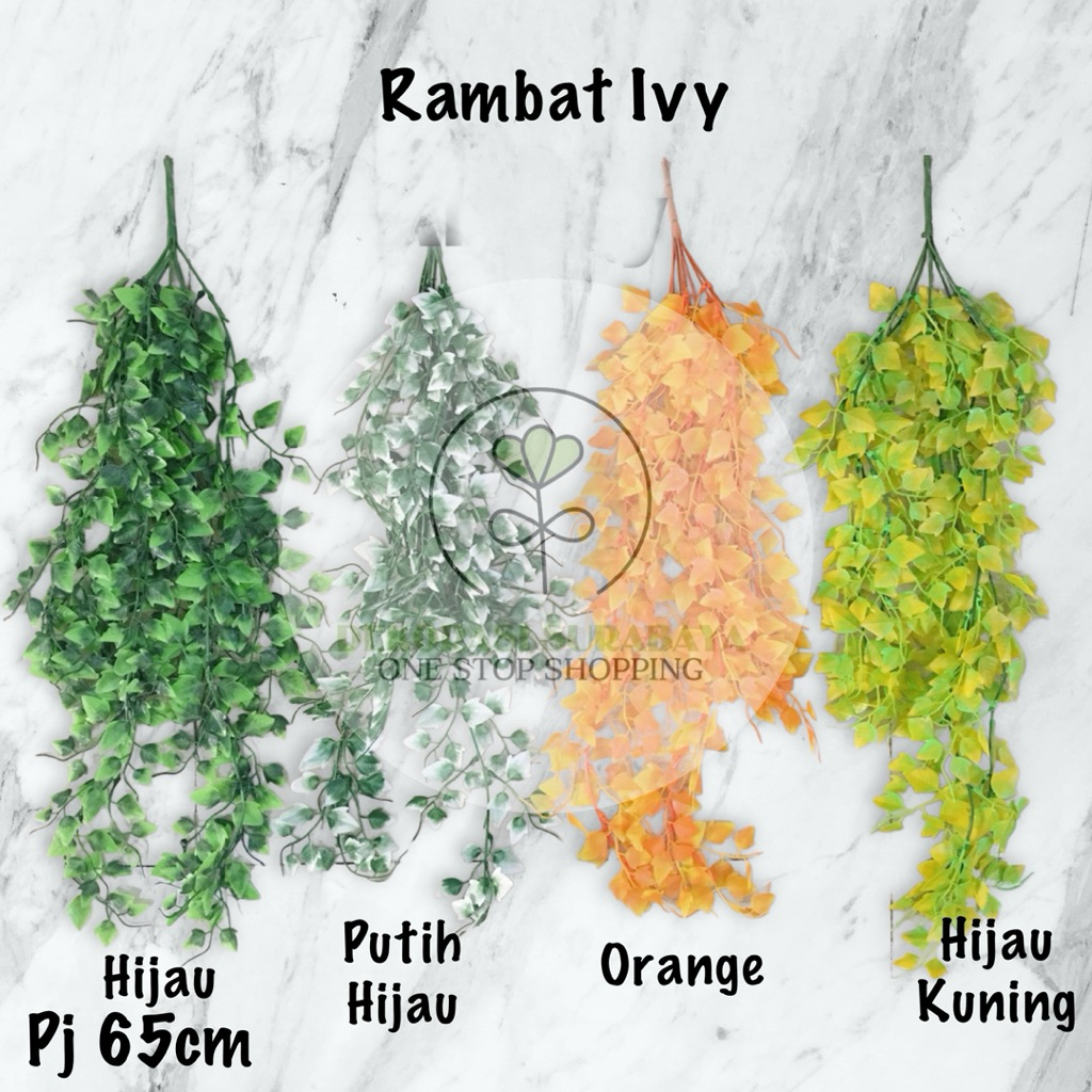 Dekorasi Bunga Rambat gantung Plastik JK