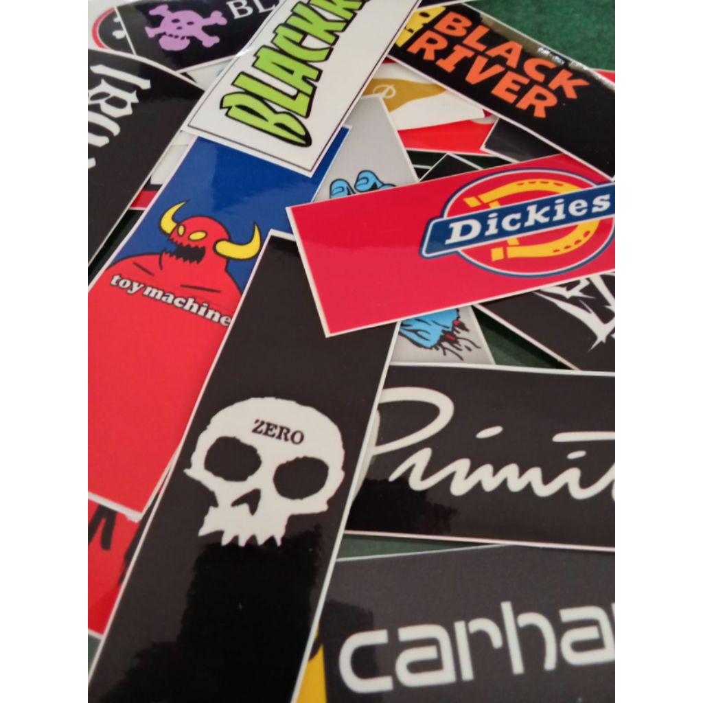 #1 (New Design) Sticker Vinyl Deck Fingerboard Tech deck Blackriver Baker Primitive Santa Cruz