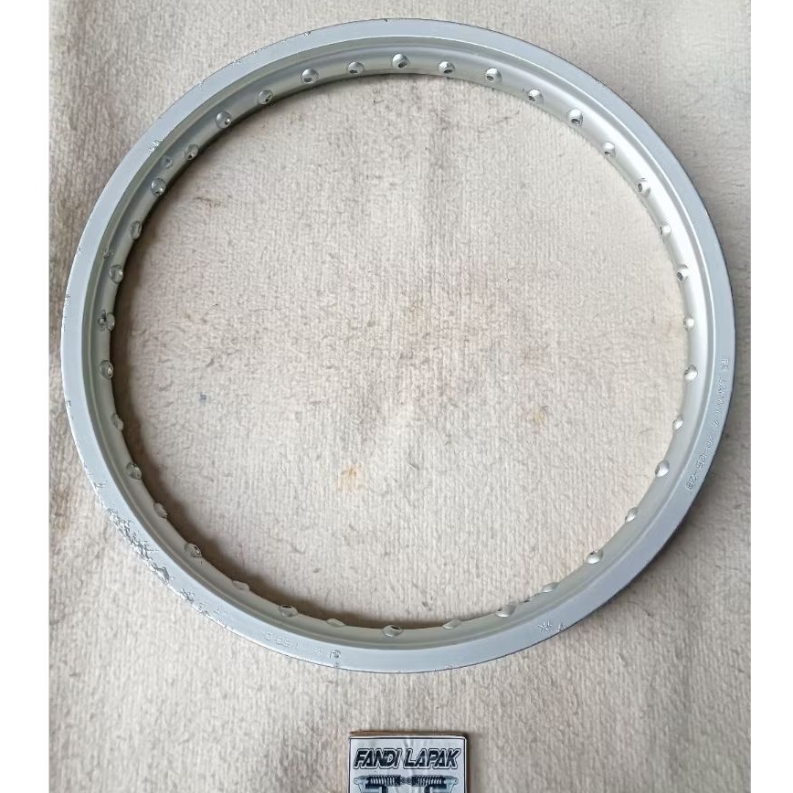 velg alumunium Aloy almu TK Japan ring 18 x 160 original hole 36 warna silver