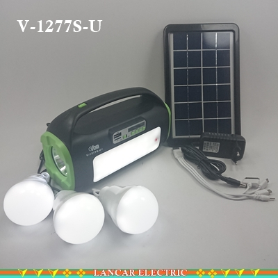LAMPU SENTER / EMERGENCY LAMP TENAGA SURYA SOLAR VDR V-1277