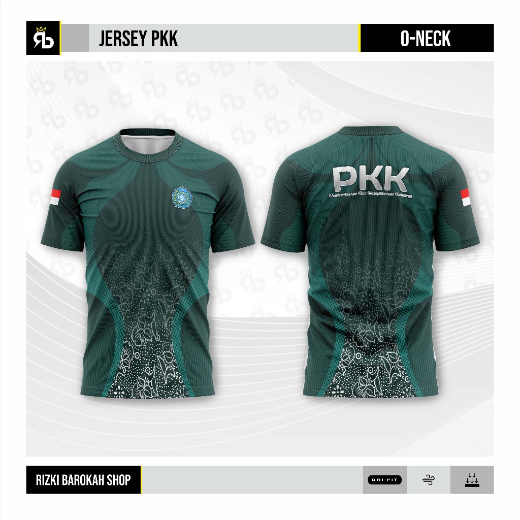 JERSEY PKK PENDEK/OBLONG PKK/KAOS PKK/BAJU OLAHRAGA PKK/DRYFIT MILANO