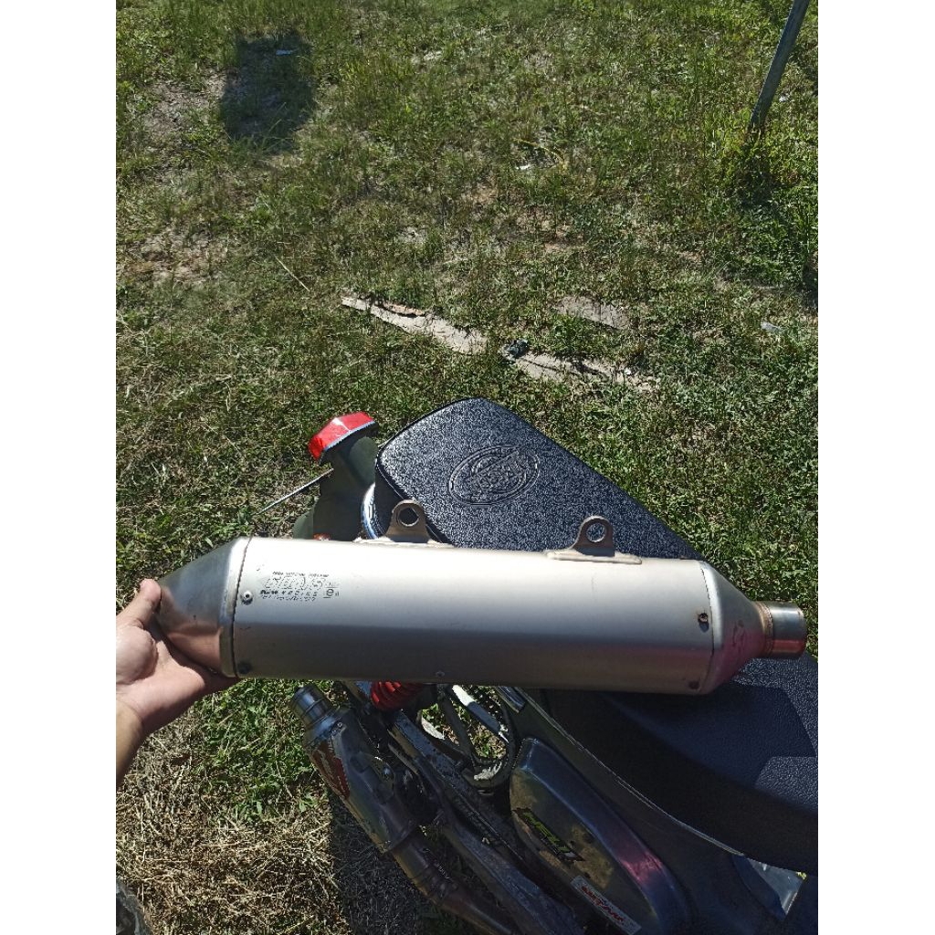 Knalpot Slincer original KTM 450 - Suara Bass Padat, Finishing Rapi