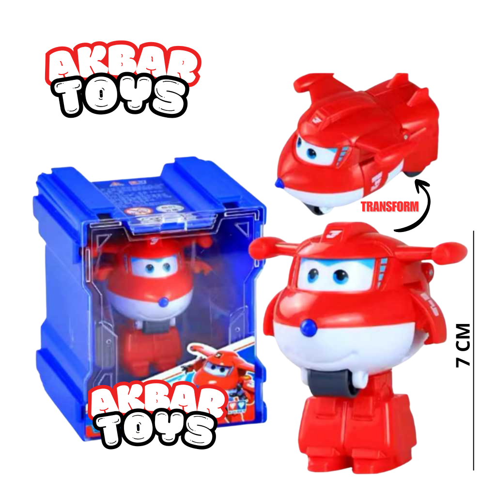 AULDEY Super Wings Transform Bots Mainan Robot Super Wings
