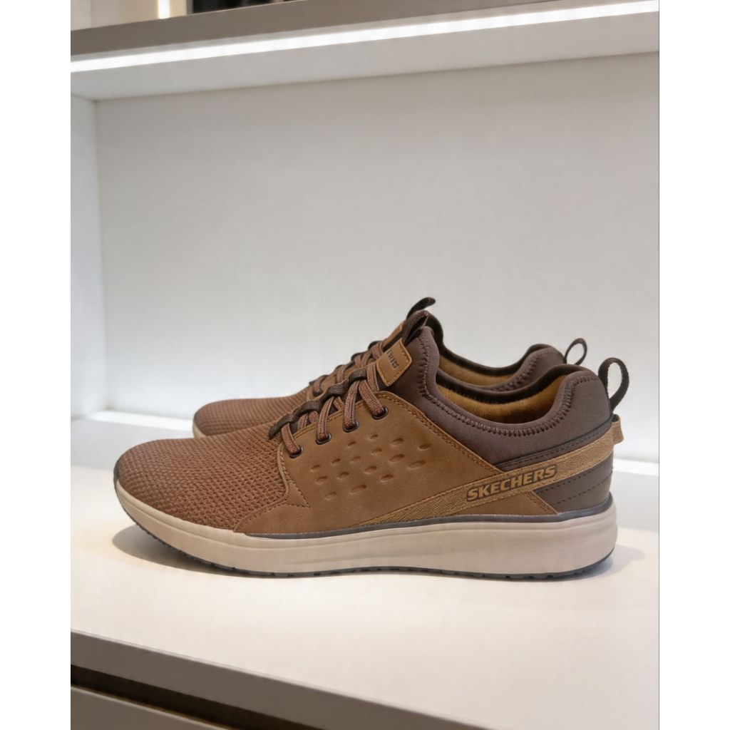 Skechers Crowder-Colton Tan - Original & Stylish (Size 46/12)