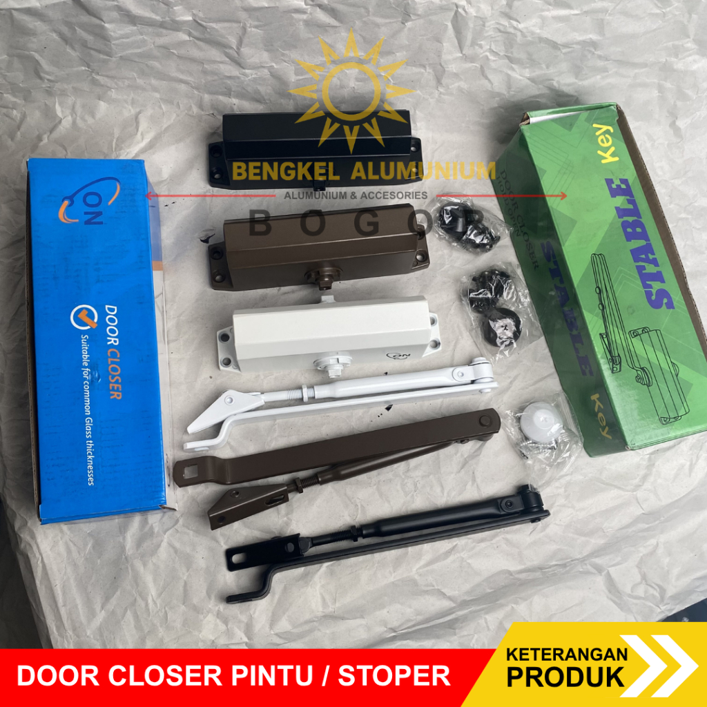 Doorcloser Pintu / Door Closer /  Penutup Pintu Alumunium kayu