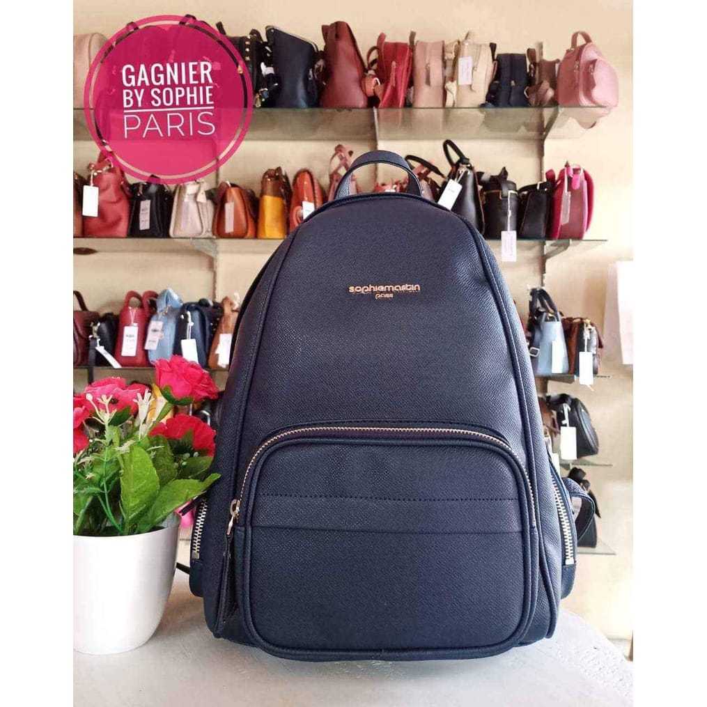 TAS PUNGGUNG WANITA KULIAH SOPHIE MARTIN PARIS GAGNIER NAVY PROMO MURAH
