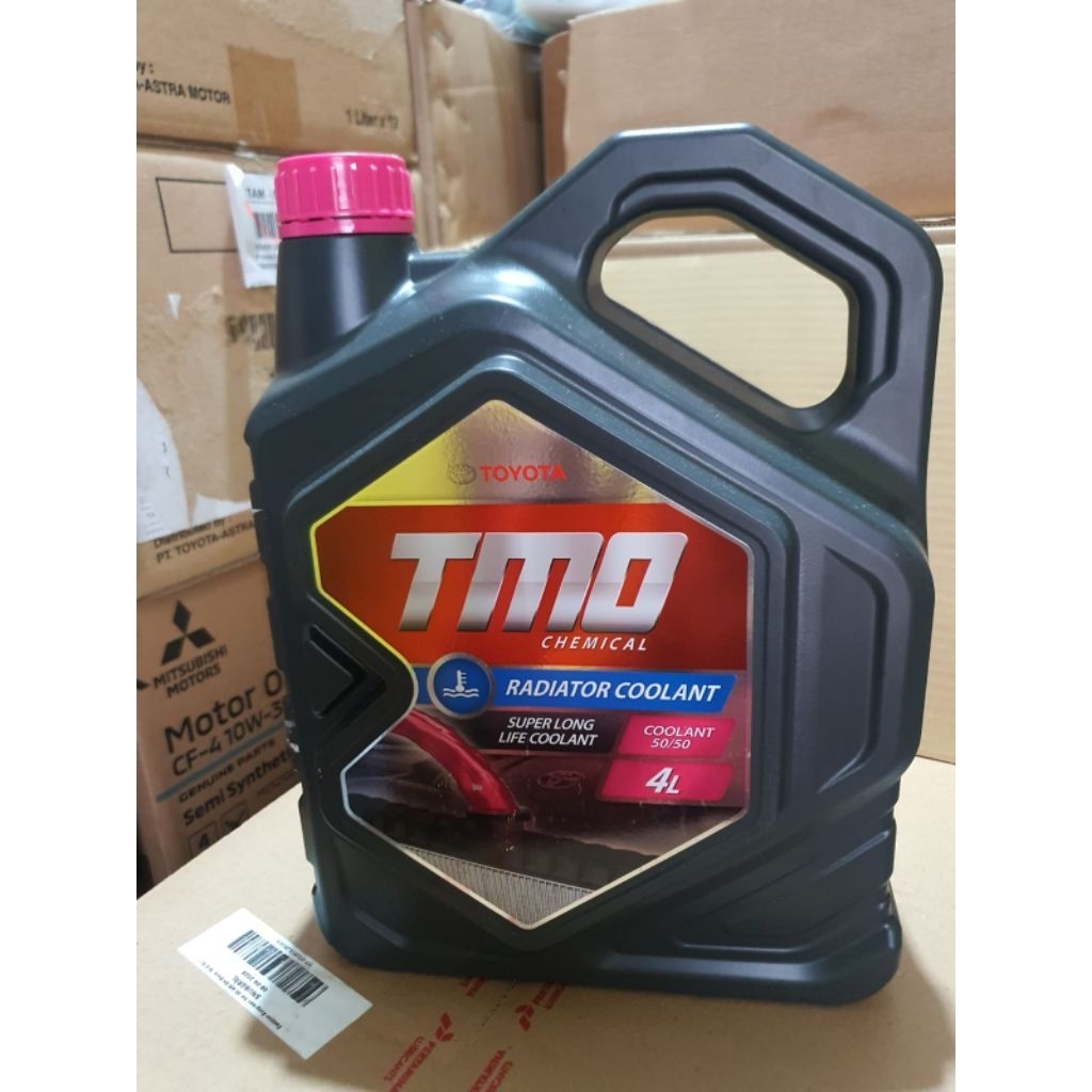 Air Radiator Coolant TMO 50/50 4Liter Cairan Pendingin Mobil Motor Super Long Life Toyota