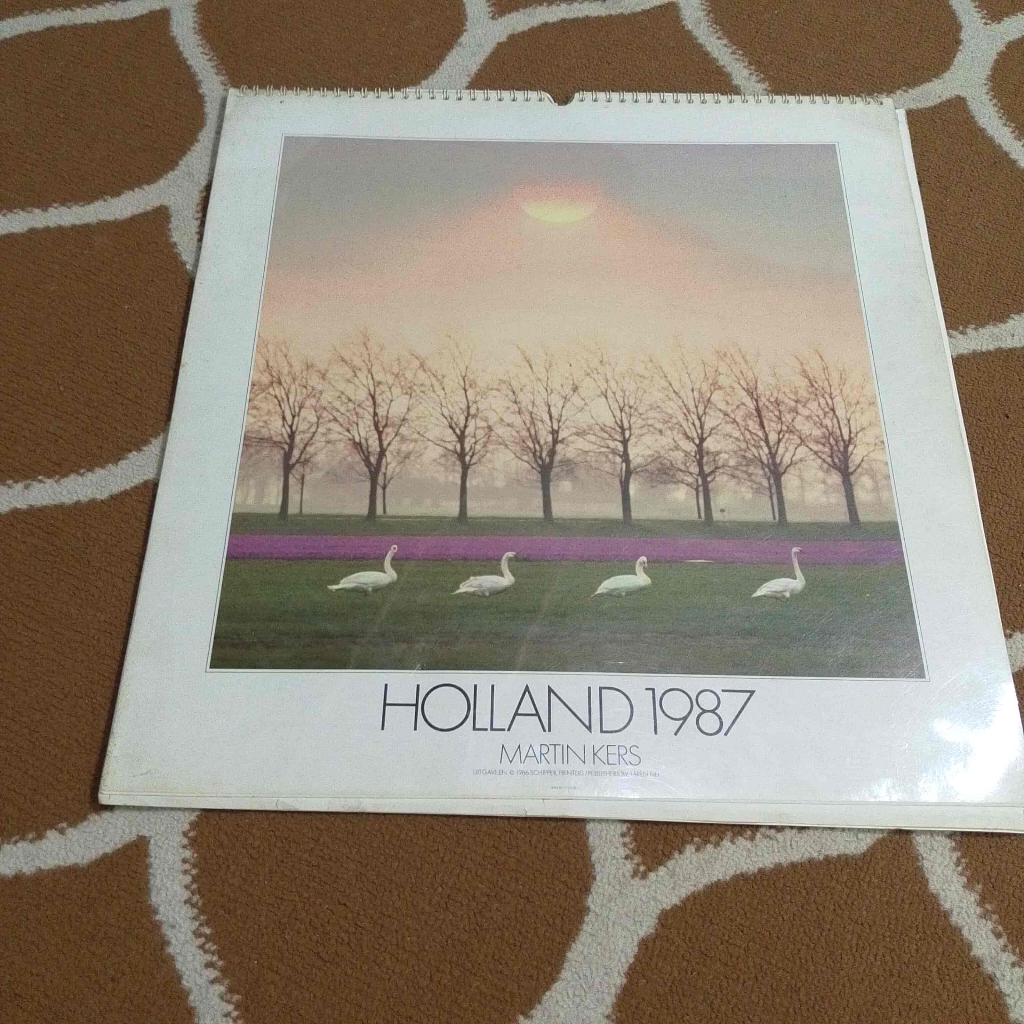 Holland 1987 Martin Kers ODS Oving Diepeveen Struycken 1987 Calendar Art Import - Kalender Seni coco
