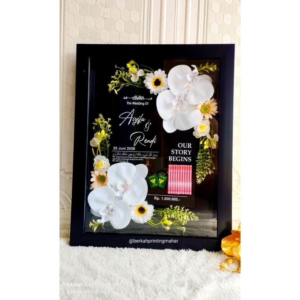 Mahar bunga anggrek elegant